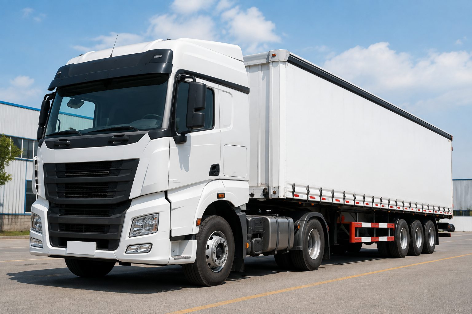 BPW type semi trailer axle with rear guide arm suspension system