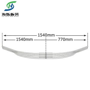 Scania Heavy Duty Rear Parabolic Leaf Spring For Heavy Truck And Semi Trailer Suspension 1353102-1377712-107105